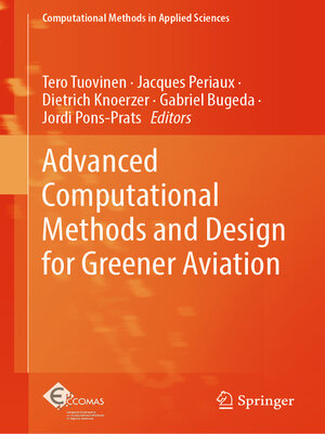 cover image of Advanced Computational Methods and Design for Greener Aviation